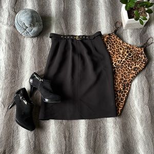Black Kasper Skirt
